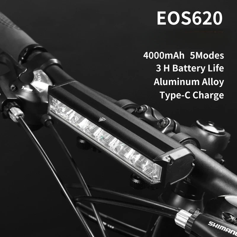 Bicycle Light 8000mAh EOS610 640 Bike Light Waterproof Flashlight USB Charging MTB Road Cycling Lamp Bicycle Light Accessories