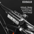 Bicycle Light 8000mAh EOS610 640 Bike Light Waterproof Flashlight USB Charging MTB Road Cycling Lamp Bicycle Light Accessories